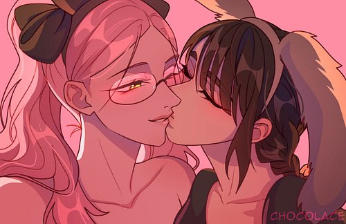 Mizi & Sua smooch 😘 more bunny cafe outfits!
#alienstage #mizisua #alnstfanart