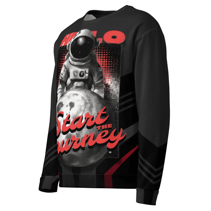 Cosmic Odyssey All-Over Print Sweatshirt product image (5)