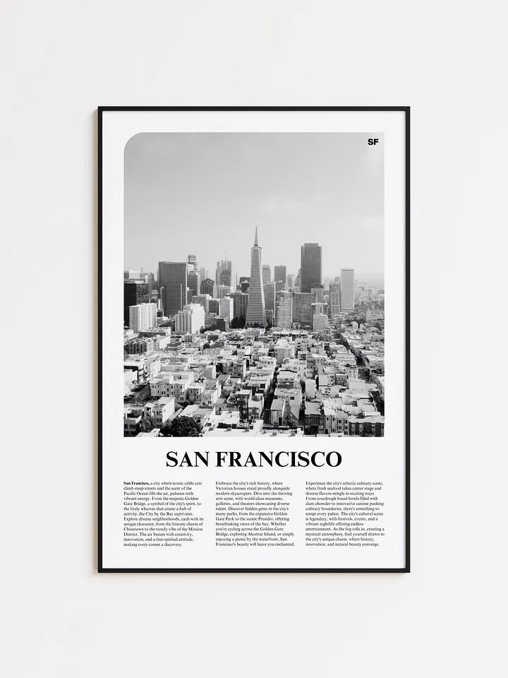 San Francisco 02 Newspaper Poster product image (1)