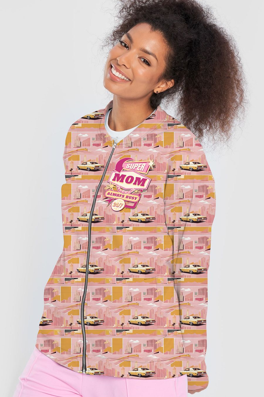 Super Mom All Over Print Jacket product image (1)
