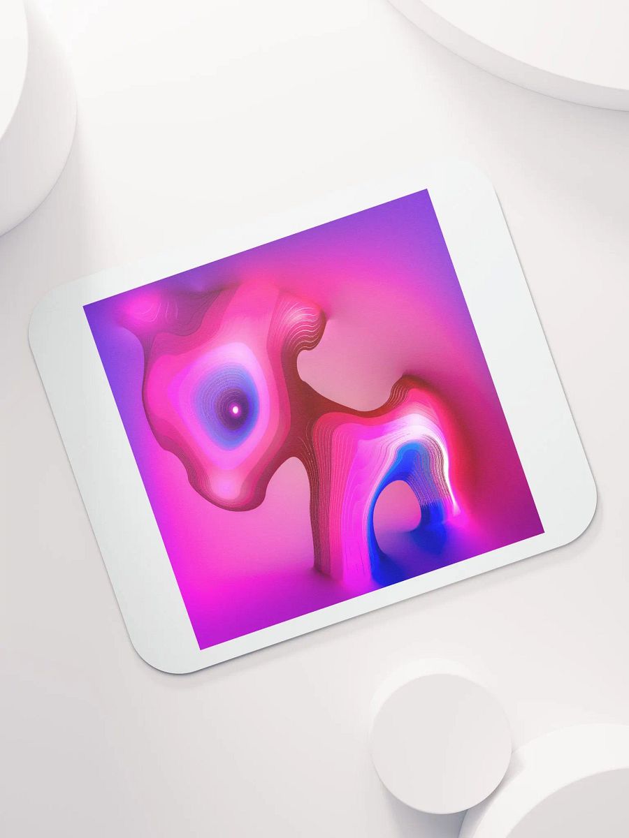 Baby Unicorn Enchanting Algorithmic Art mouse pad product image (3)