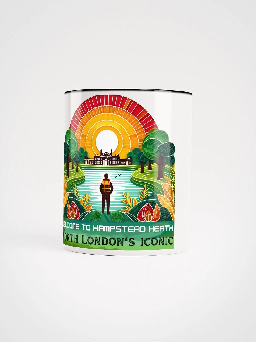 Hampstead Heath Retro Travel Poster Ceramic Mug product image (5)