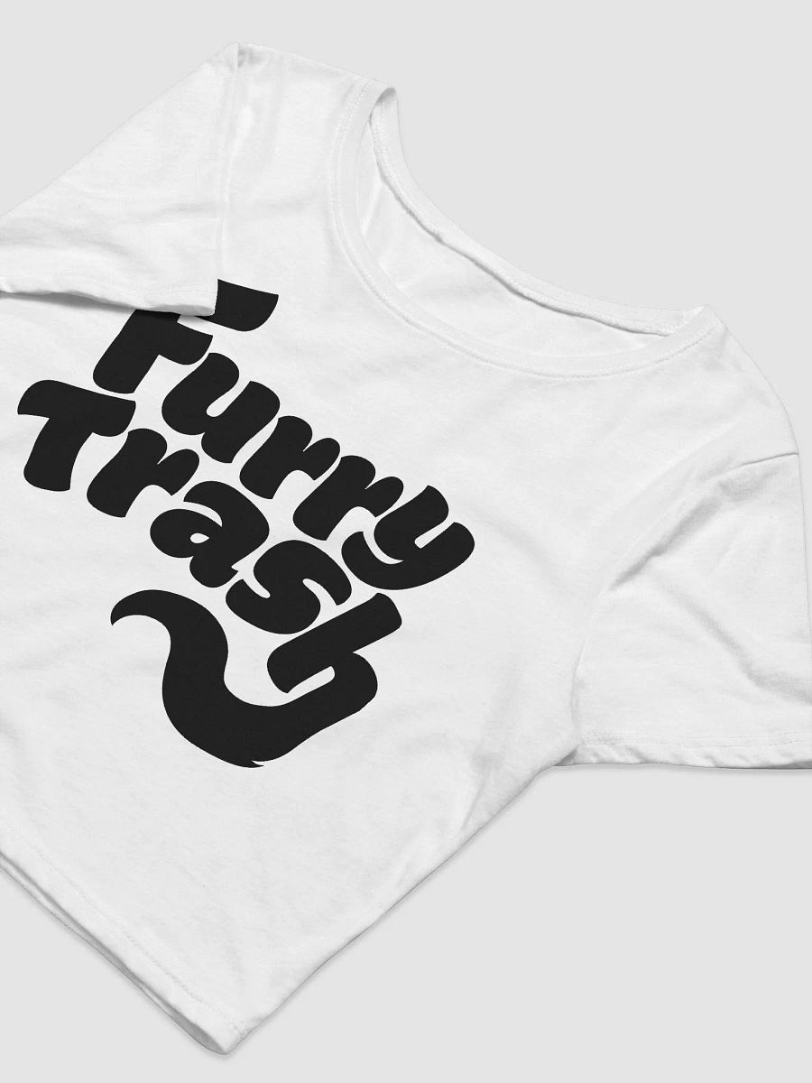 Furry Trash Crop Top - Black Logo product image (5)