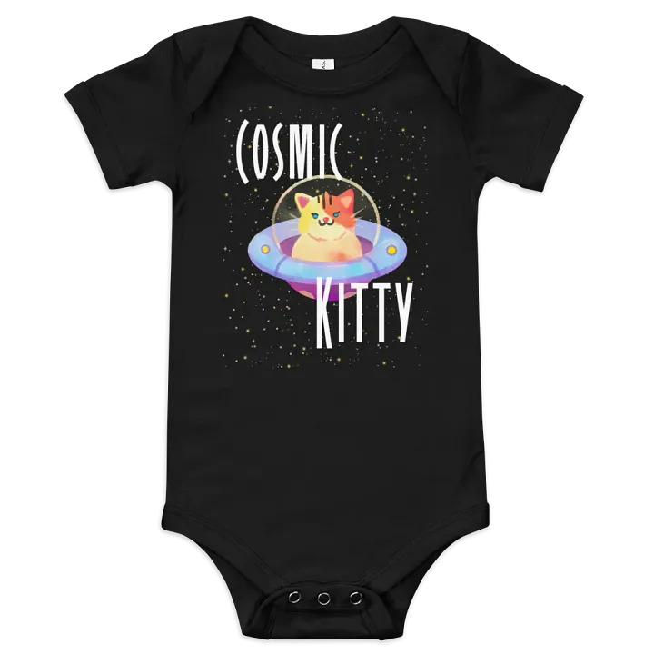 Cosmic Kitty Baby Bodysuit product image (1)