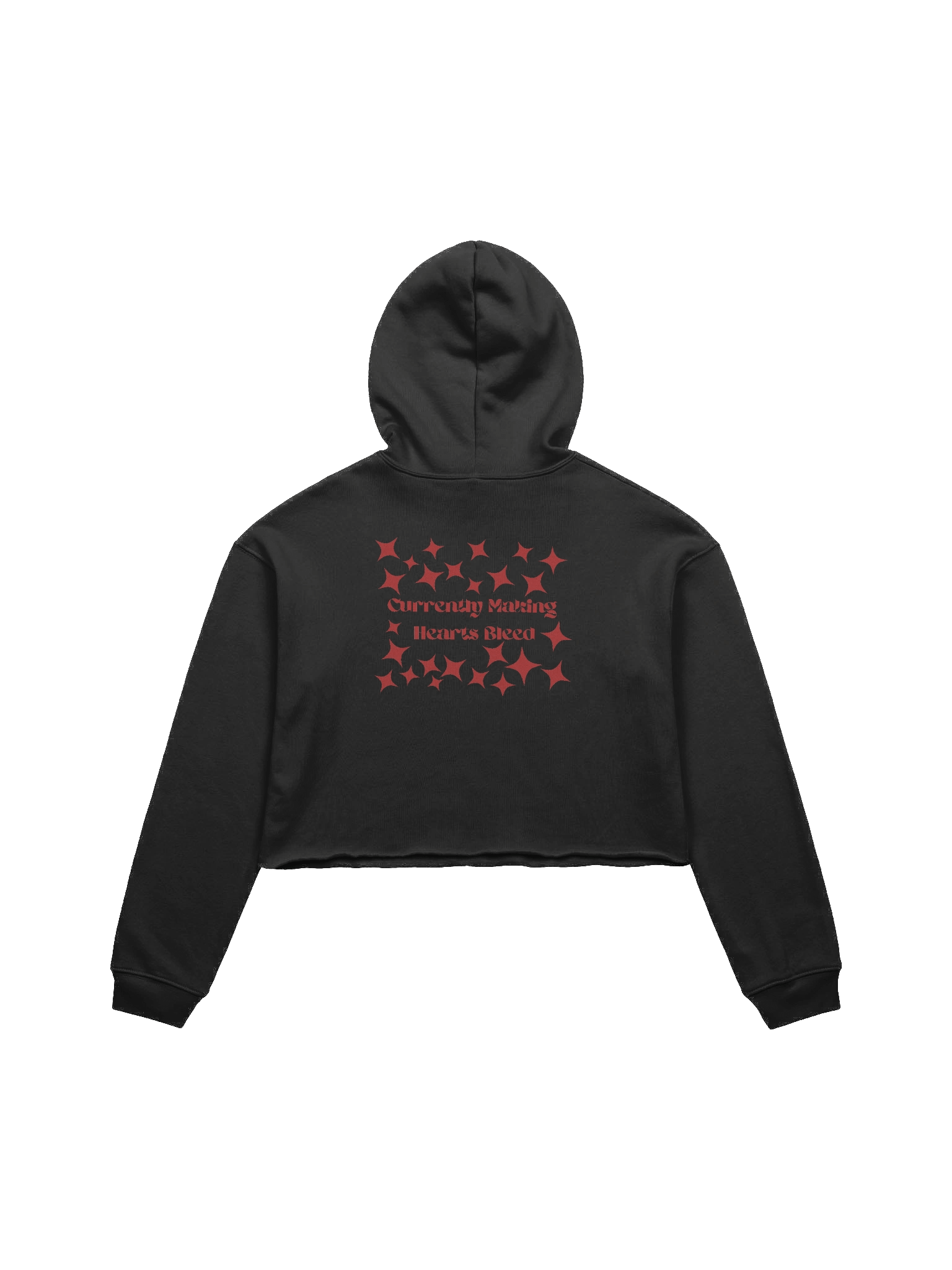 Currently Making Hearts Bleed Crop Hoodie product image (2)