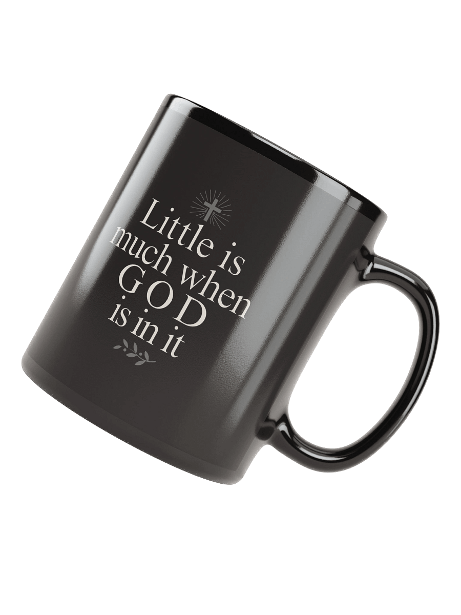 Divine Message Black Glossy Mug product image (7)