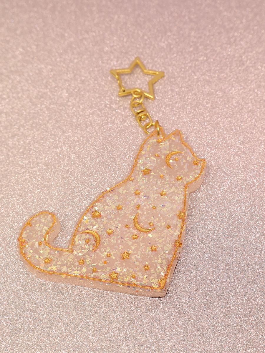 Galaxy Cat Keychain product image (5)