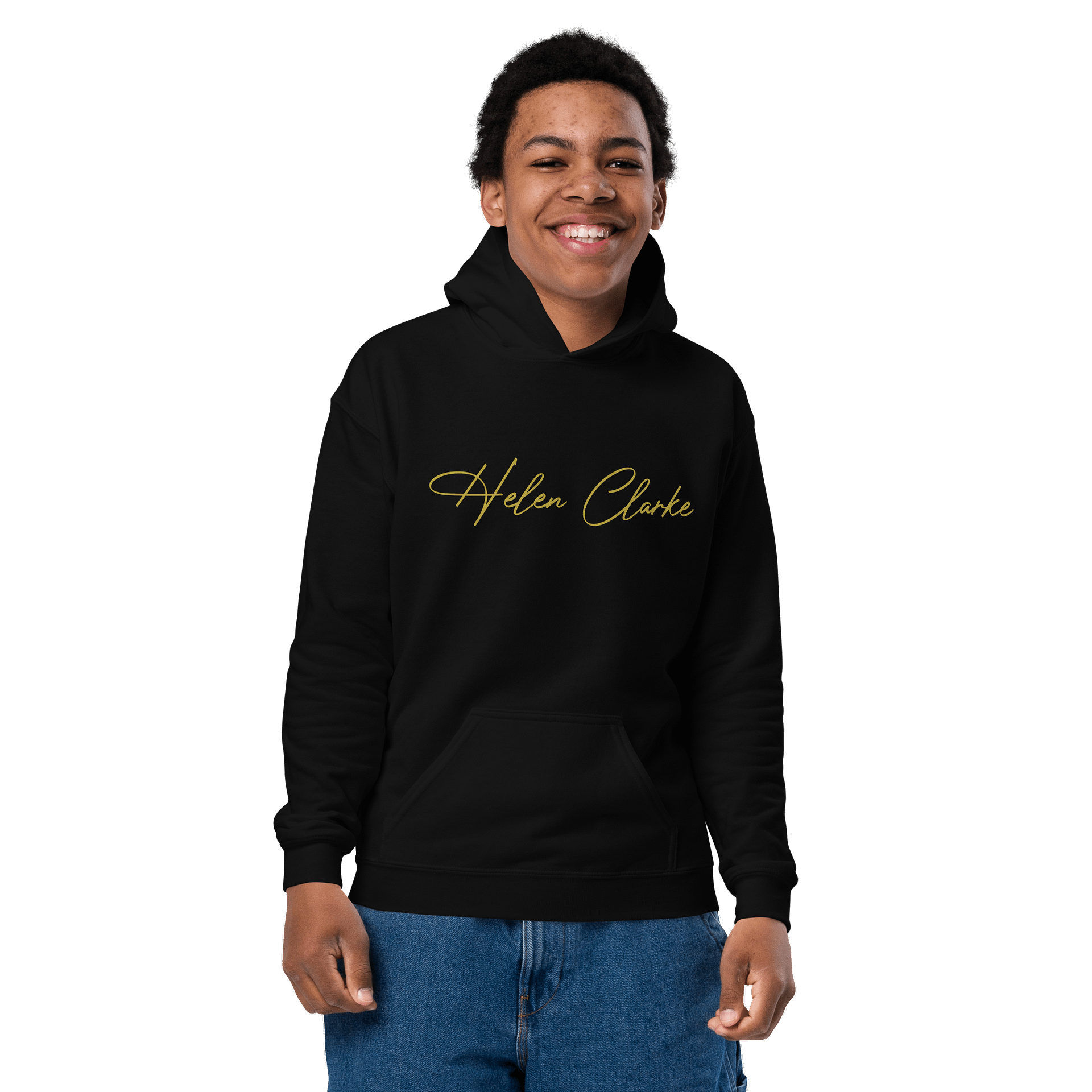 Helen Clarke Gold Kid's Hoodie product image (9)