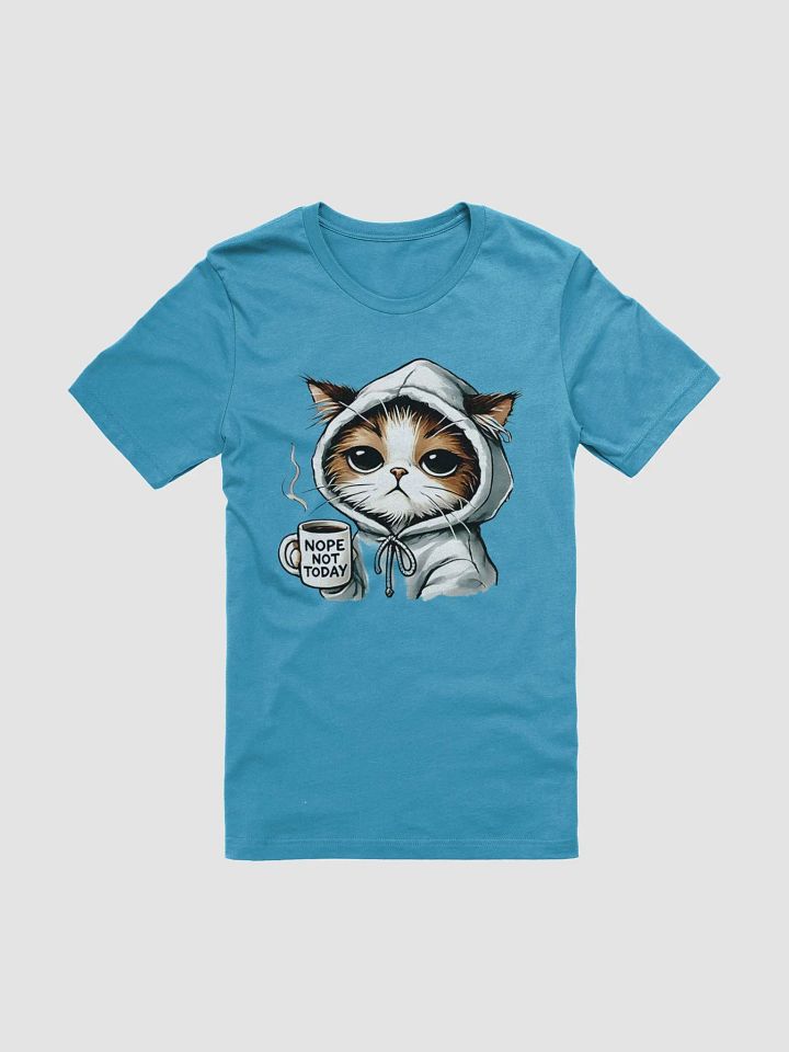 Nope Not Today Hoodie Cat T-Shirt – Cozy and Sassy Design for Cat Lovers product image (1)