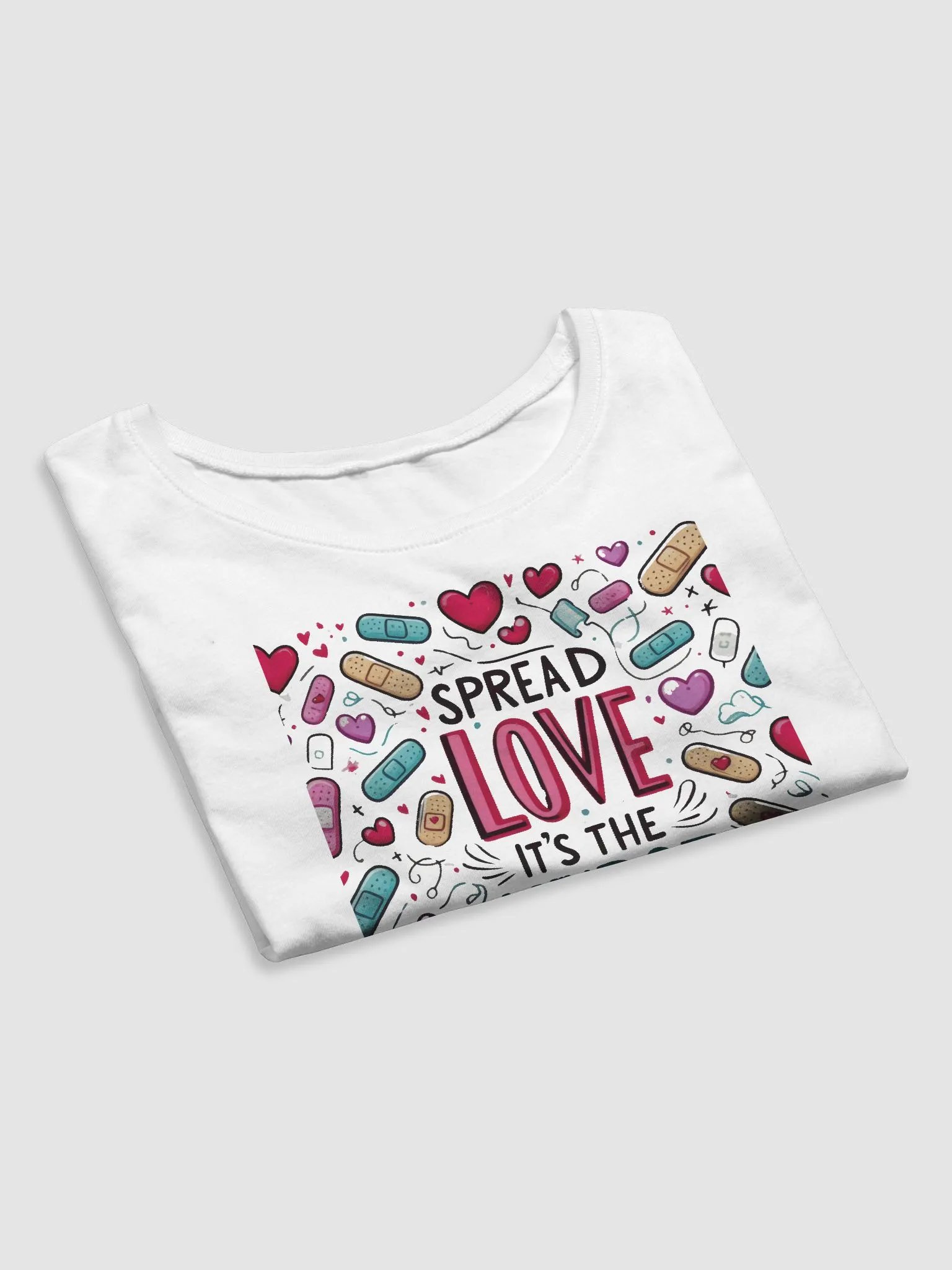 NURSE LOVE BAND-AID Crop Tee product image (13)