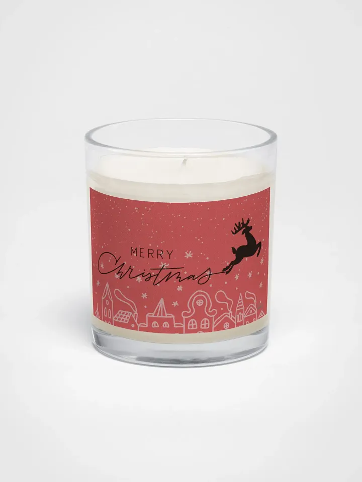Festive Reindeer Soy Wax Candle product image (1)