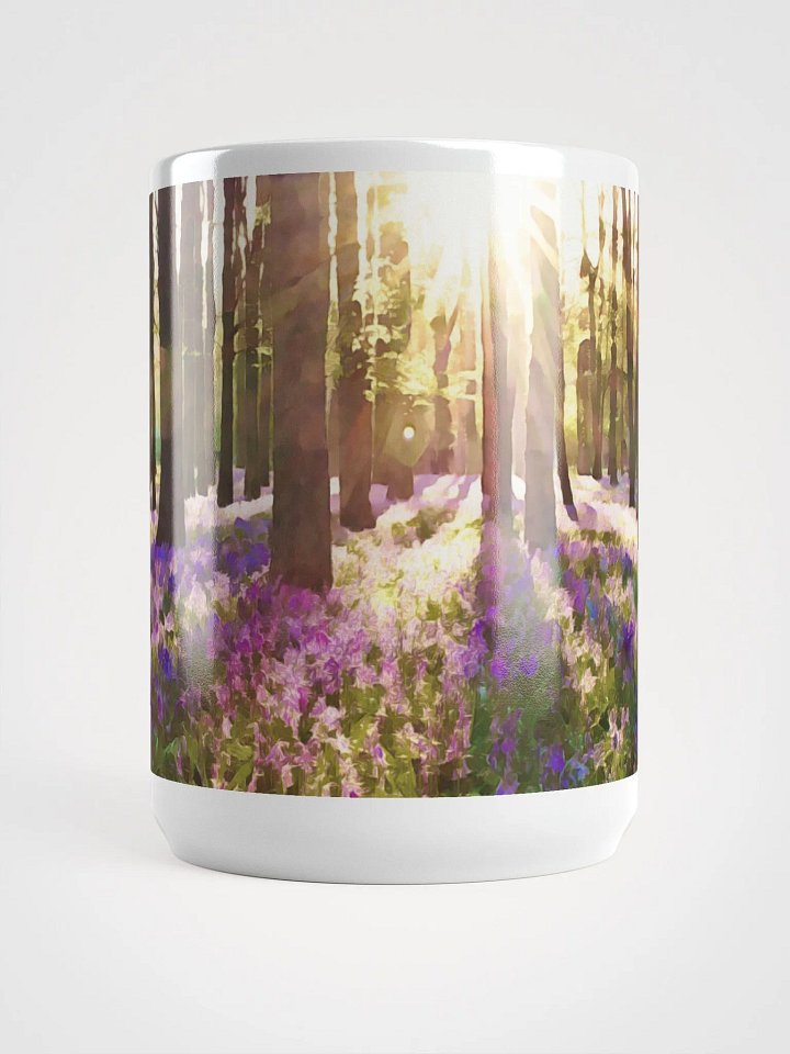 Abstract Graphic | White Coffee Mug | Springtide Treescape product image (2)