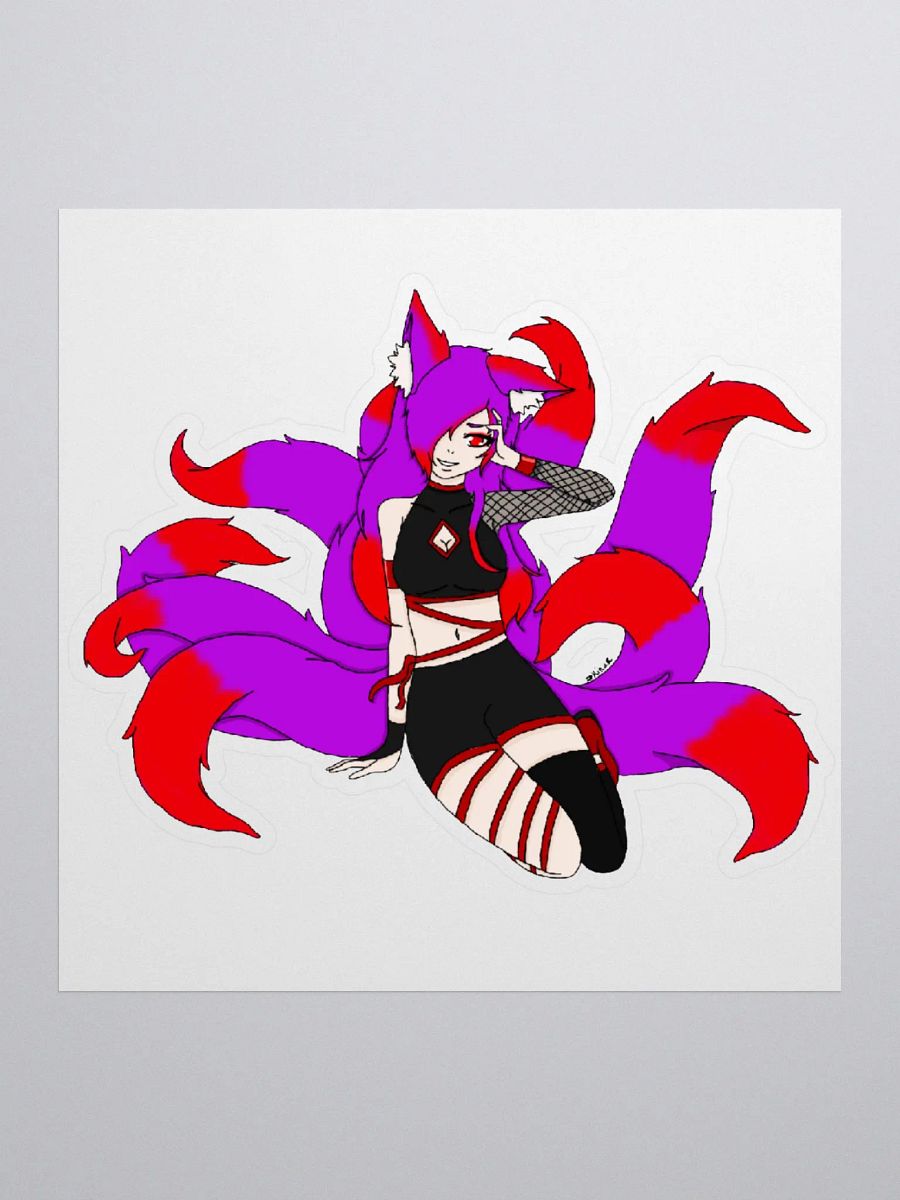 Red tail sticker product image (1)