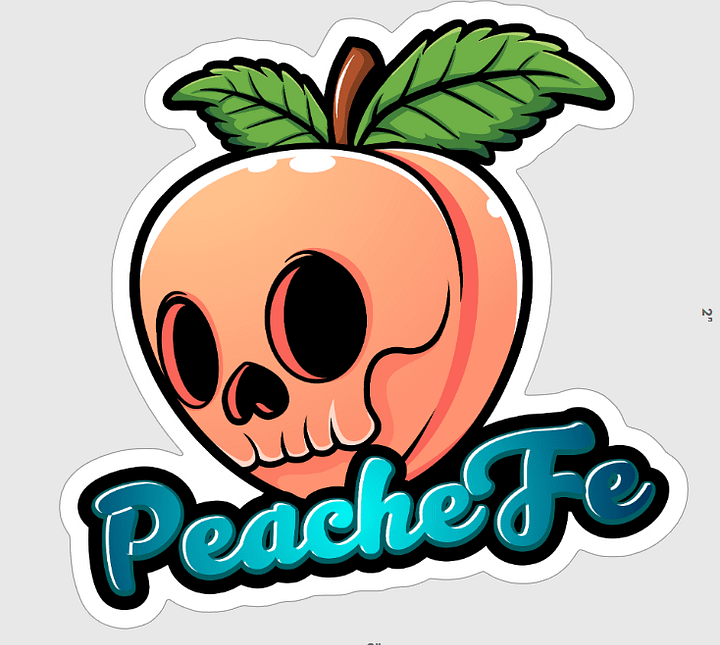PeacheFe Emote Stickers (2 pack) product image (2)