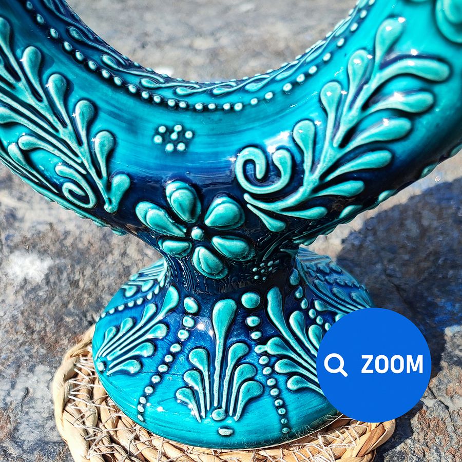 Handcrafted Ceramic Jug/decanter, Turkish style, Hittite wine jar – Unique Artisanal Pitcher for Rustic Home Decor product image (7)