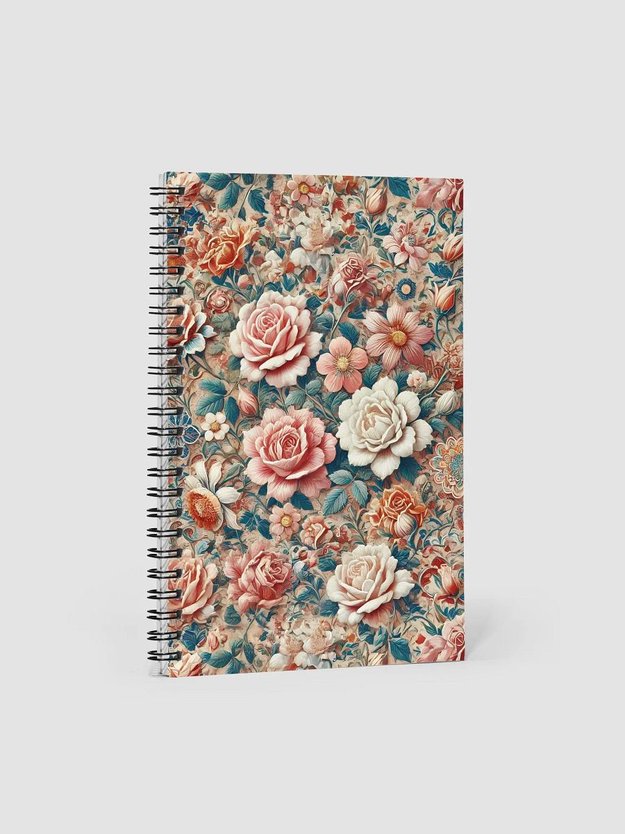 Royal Floral Spiral Notebook product image (1)