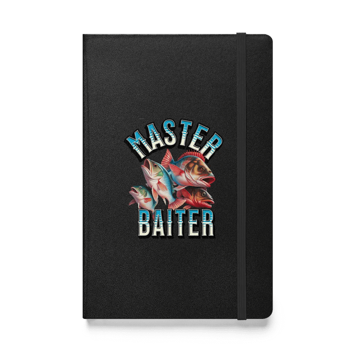 Master Baiter Fishing Hardcover Notebook product image (1)