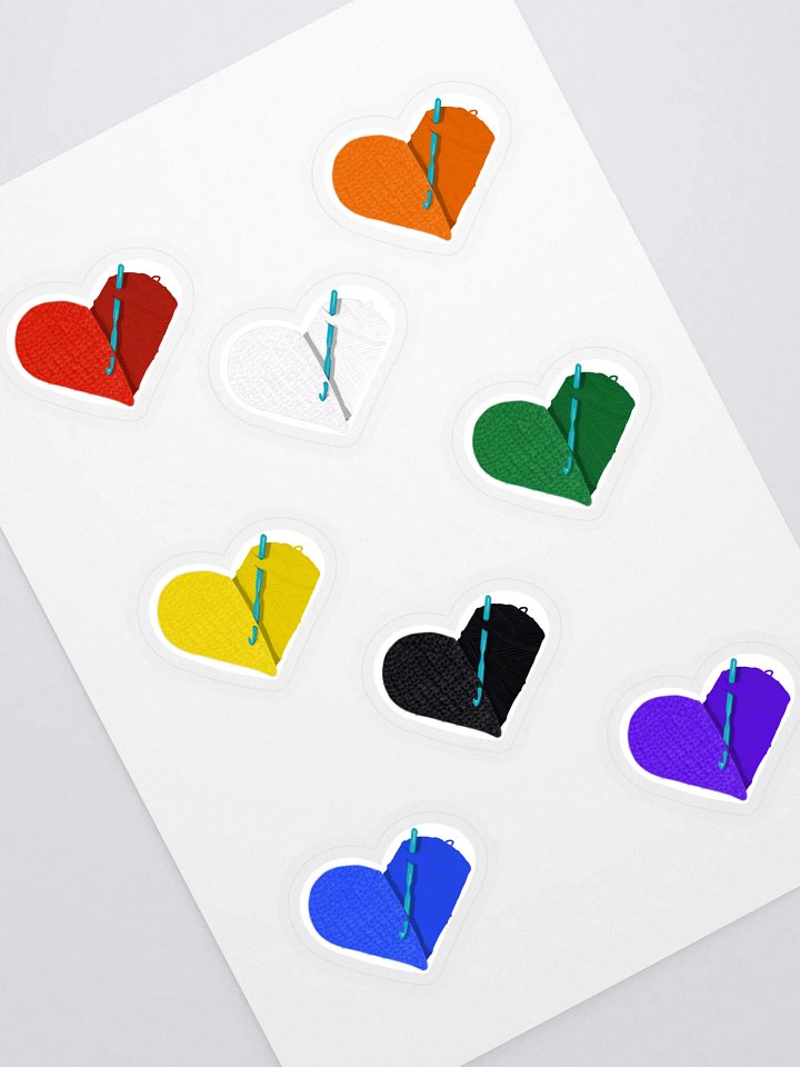 Crochet Love Sticker Sheet product image (1)