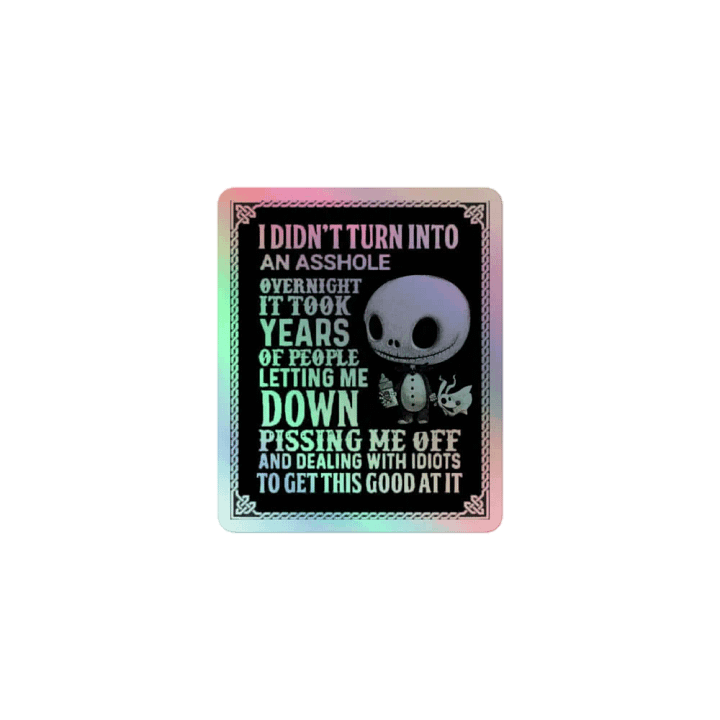 im good at being an asshole holo product image (1)