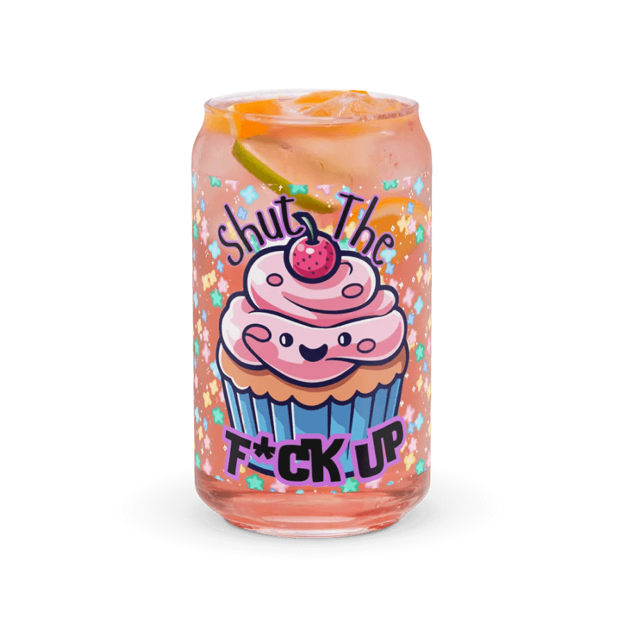 Sassy Cupcake Can Glass product image (37)