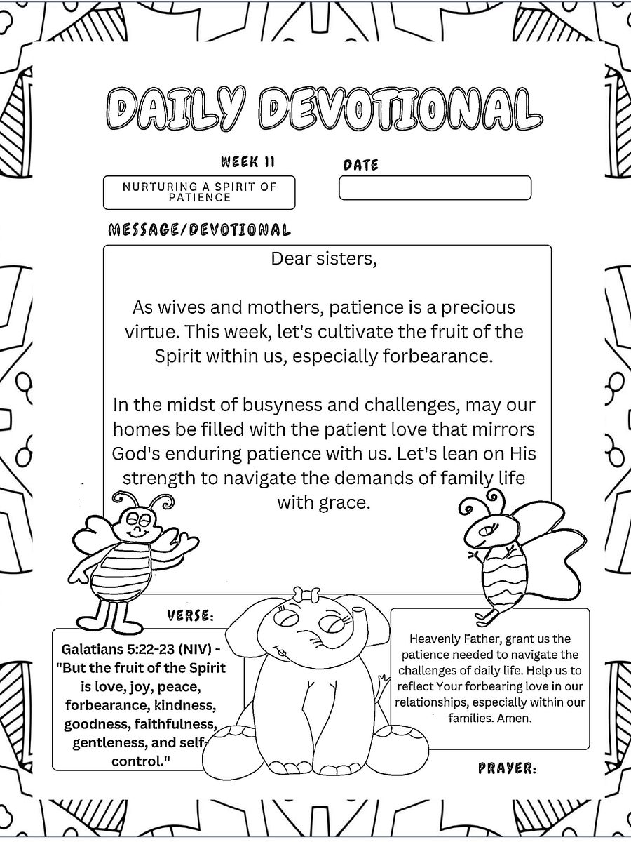 A Walk in Faith-52 Week Coloring Devotional product image (9)