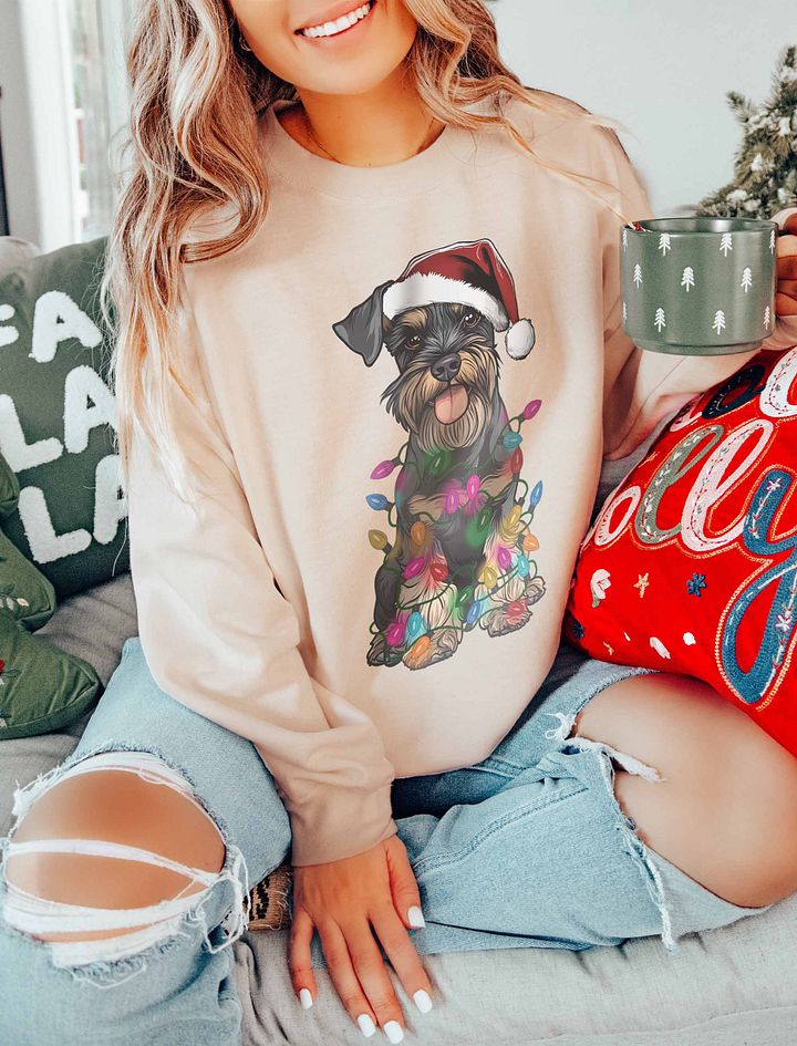 Funny Miniature Schnauzer(Black & Tan) Christmas Sweatshirt product image (20)