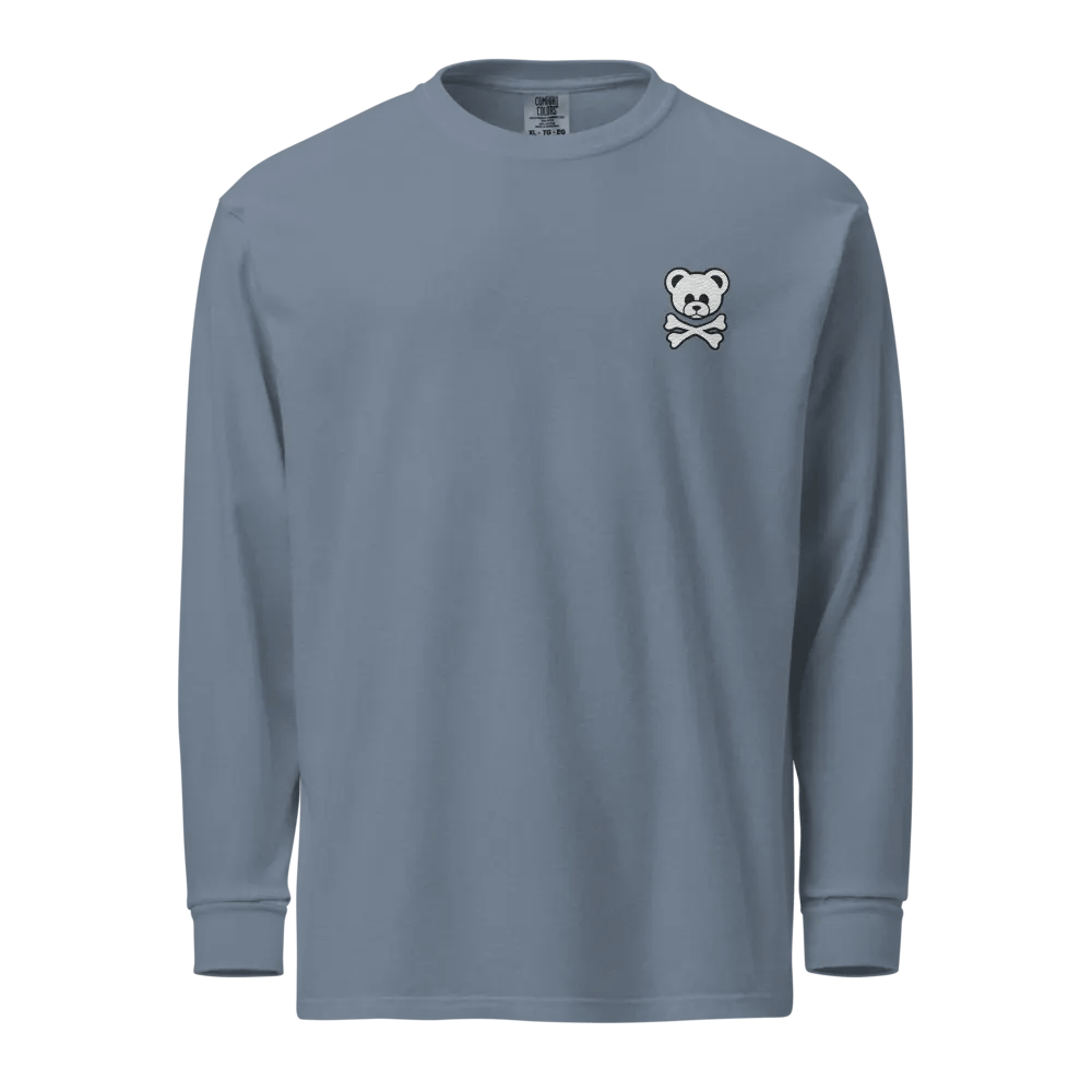 Embroidered Deady Bear Long Sleeve Shirt product image (1)