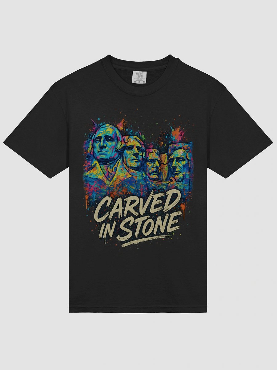 Vibrant Faces Carved In Stone T-Shirt product image (3)