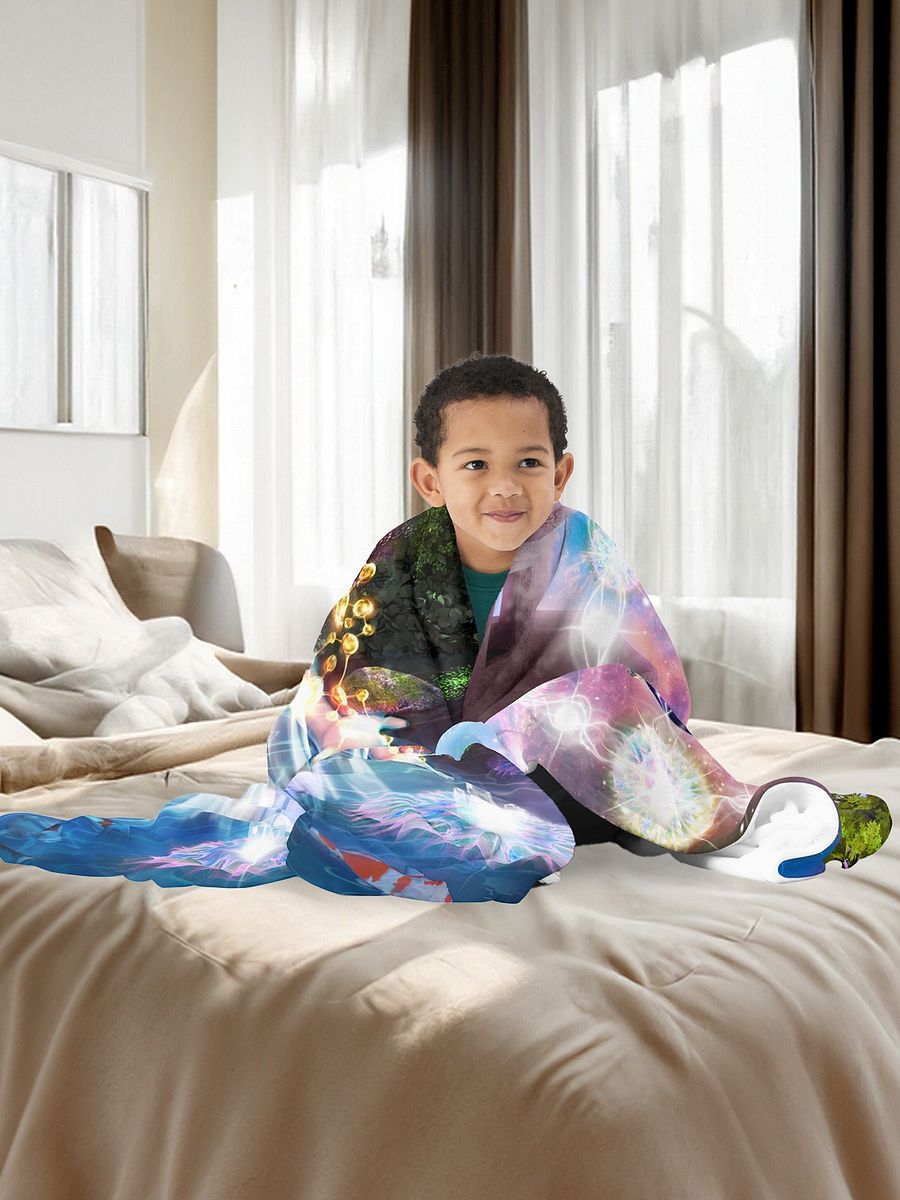 Cellular Intelligence Light-Tech Fleece Blanket product image (3)