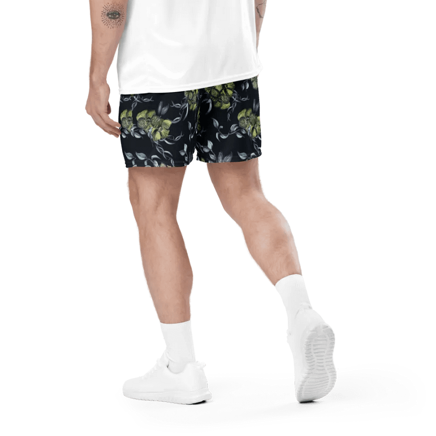 Gothic Flower | Recycled Unisex Mesh Shorts product image (4)