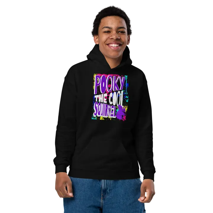 Pooky the Cool Squirrel Youth Hoodie product image (2)