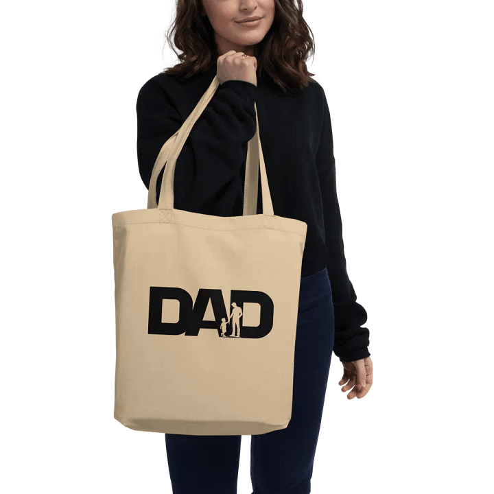 Dad Son Organic Canvas Tote Bag product image (2)