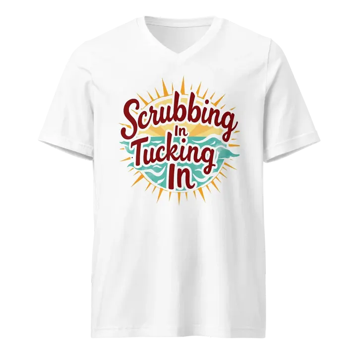 Sunshine Scrubbing In V-Neck Tee product image (5)