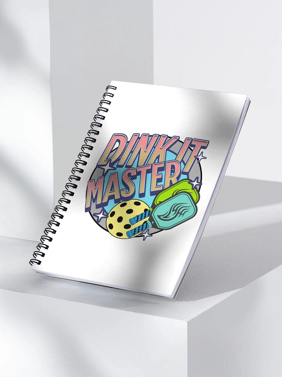 Dink It Master Pickleball Passion Spiral Notebook product image (2)