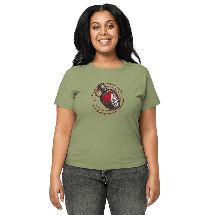Hotwife Life Bottle of Love Heart Grenade high waste Tee product image (10)