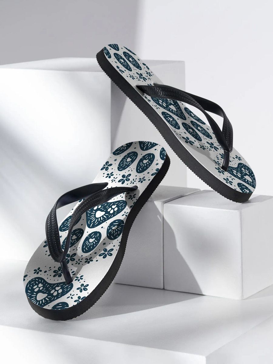 Paw Prints Flip Flops product image (3)