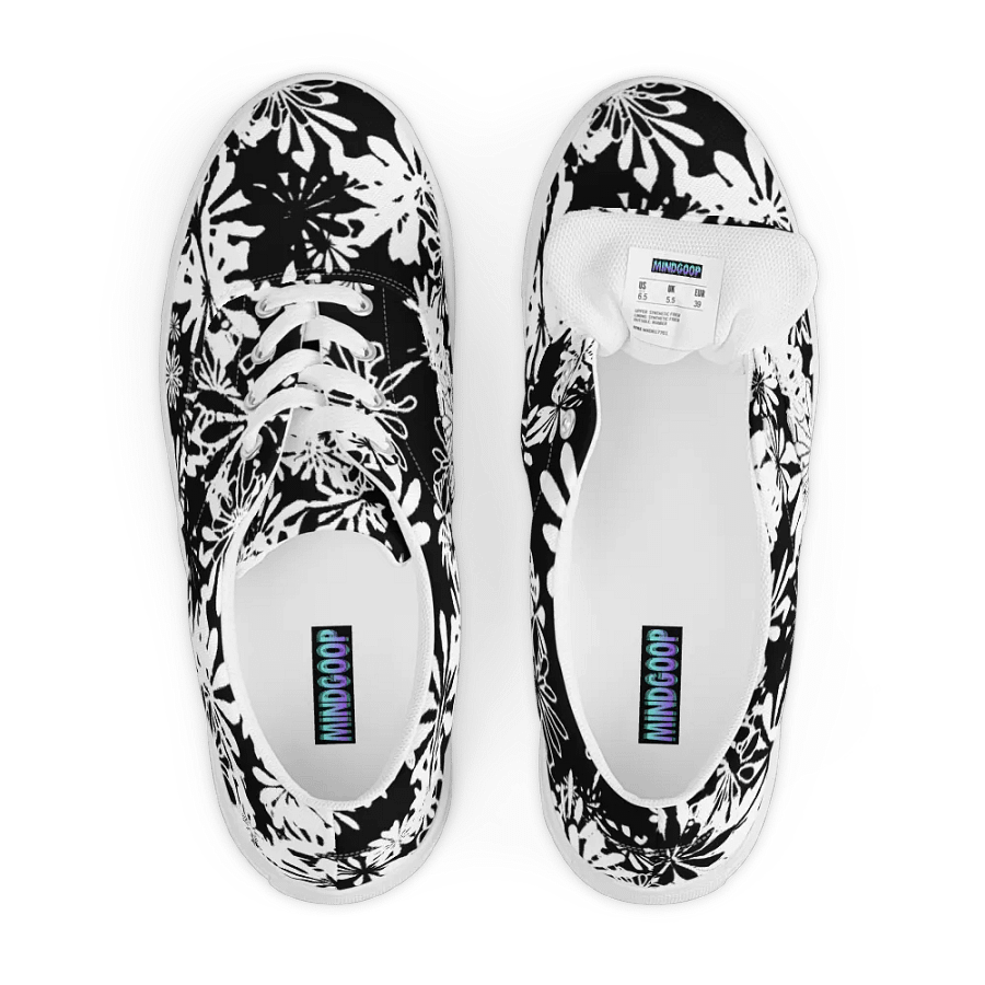 Barely Azaleas, canvas lace up shoes product image (8)