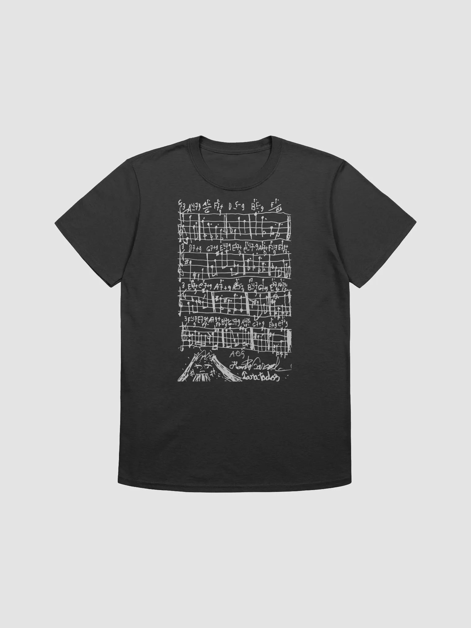 T-Shirt - Music Sheet by Hermeto Pascoal product image (1)
