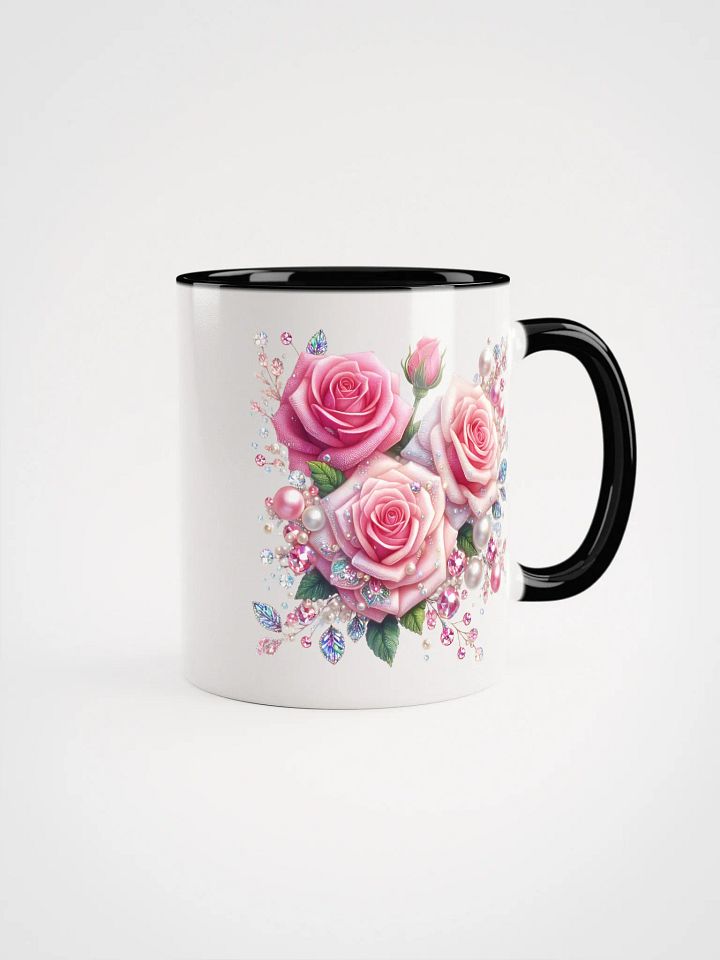 Pink Rose Coffee Mugs, Gift for Her product image (1)