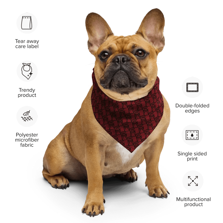 Reverence Icon / MO Bandana / Burgundy product image (6)