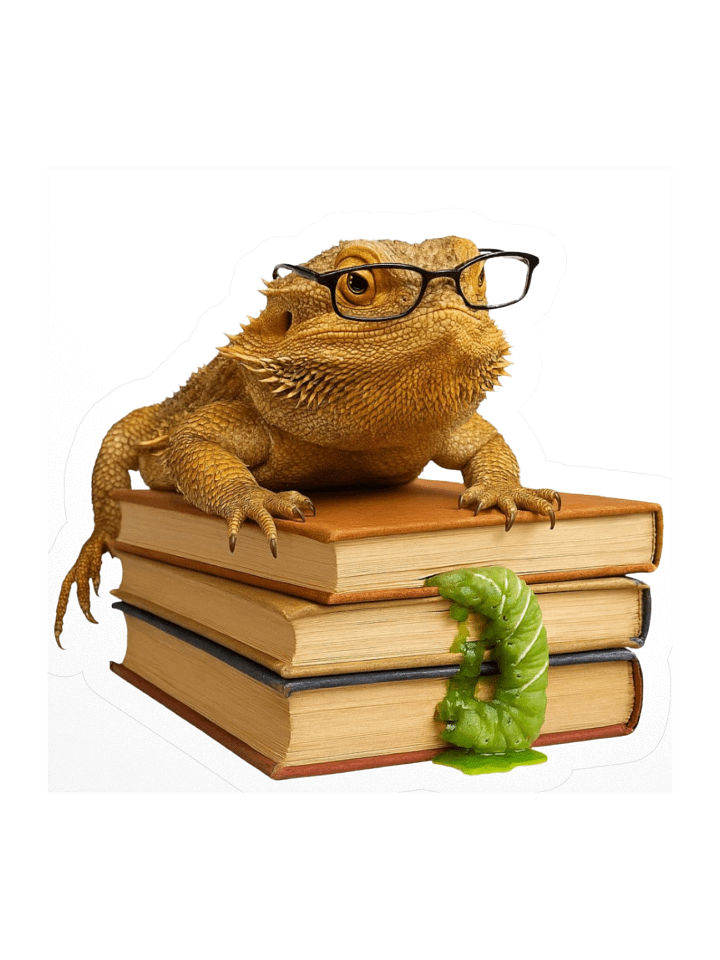 'BOOK WORM' STICKER product image (1)