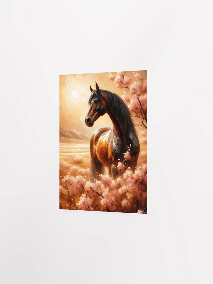 Golden Serenity Horse Poster product image (13)