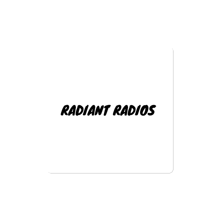 Radiant Radios TEXT Die-Cut Magnets product image (2)