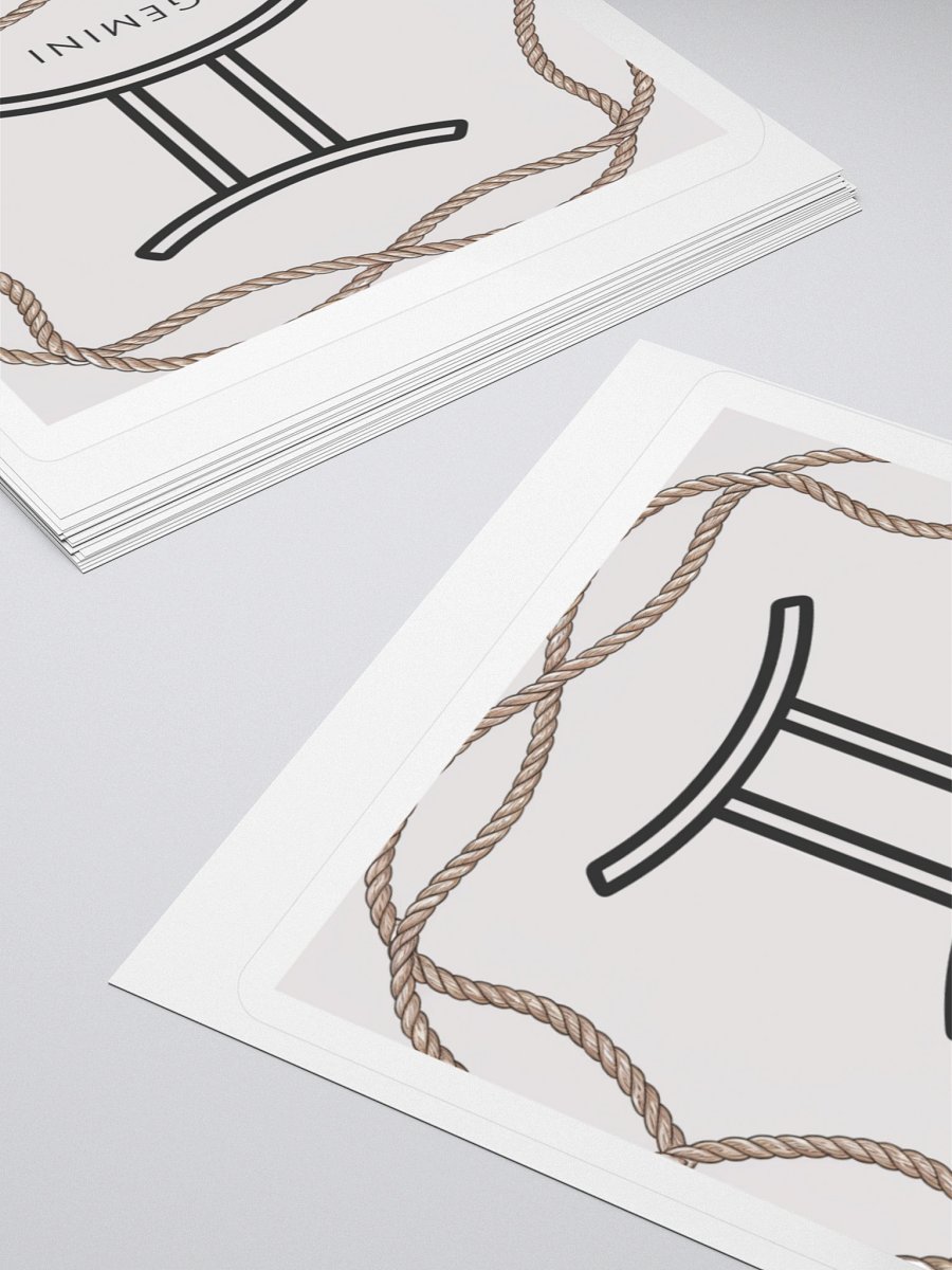 Gemini Zodiac Rope Sticker product image (11)