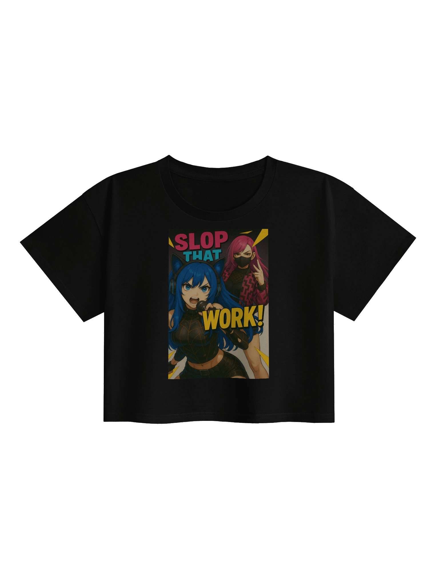 SLOP THAT WORK! Waifu Crop Top product image (1)
