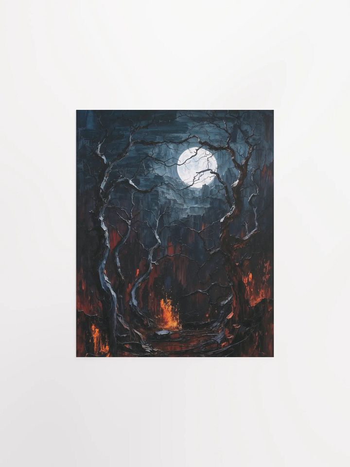 Ethereal Glow Forest Poster product image (4)