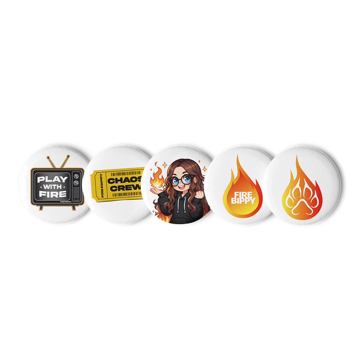 Bippy Button Pin Collection product image (1)