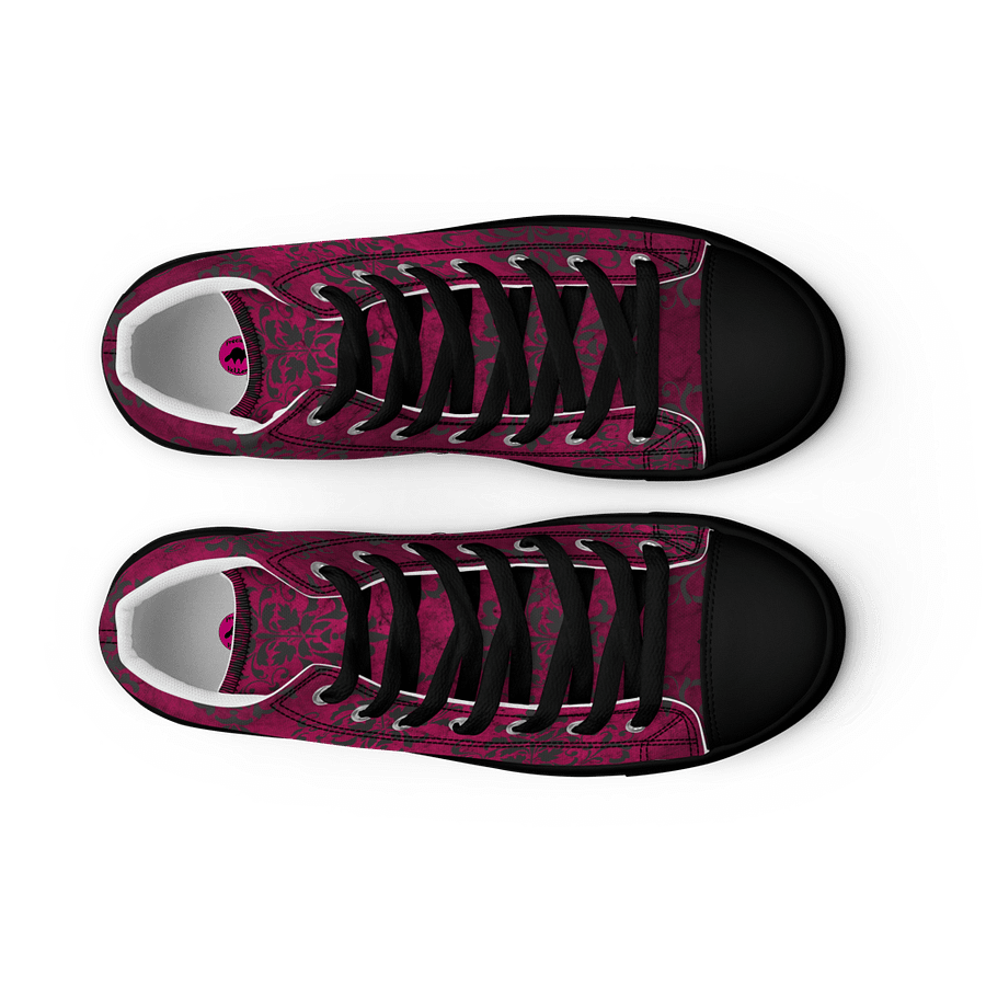 Magenta Damask High Tops product image (9)