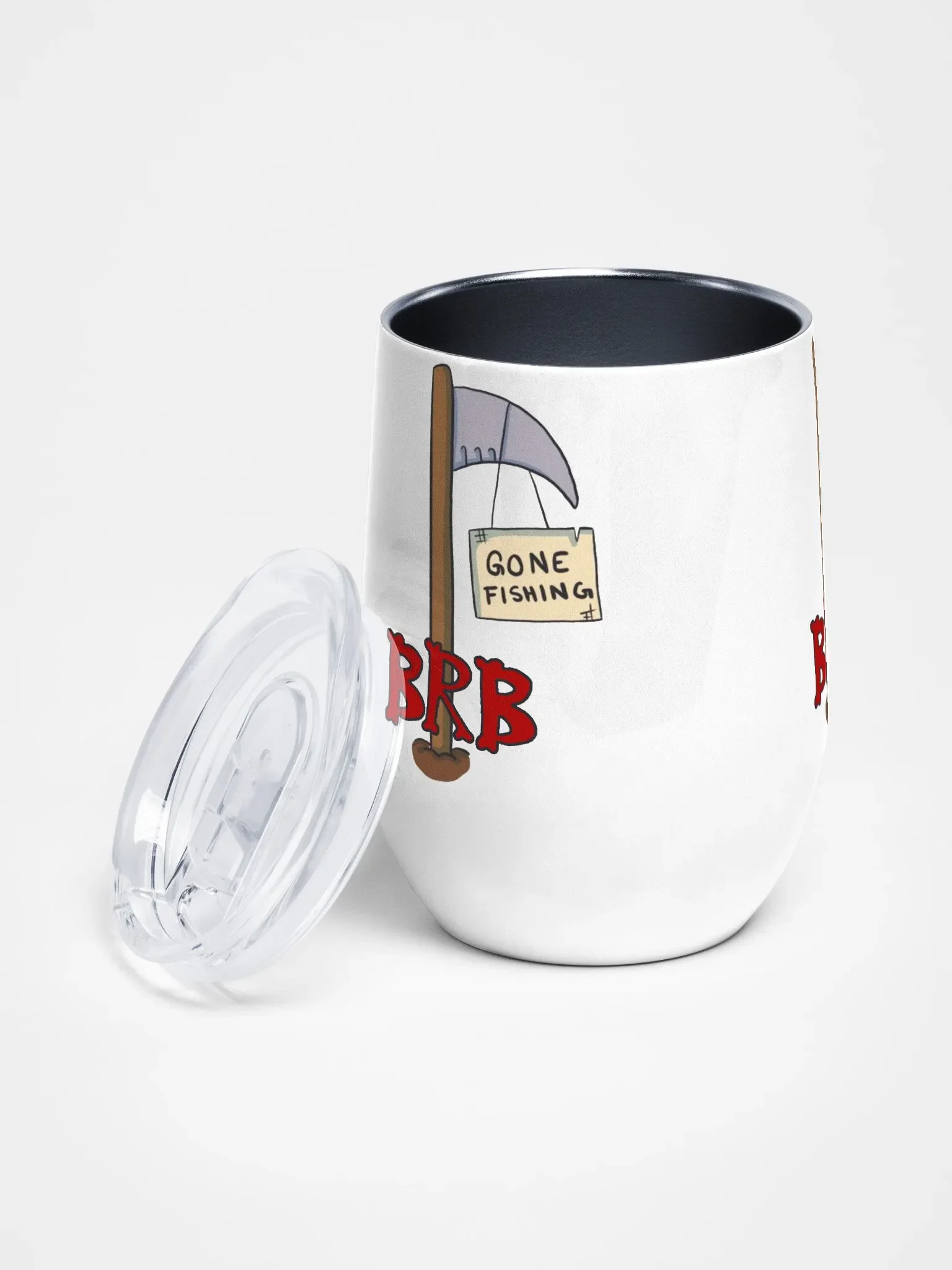 Gone Fishing Wine Tumbler product image (2)