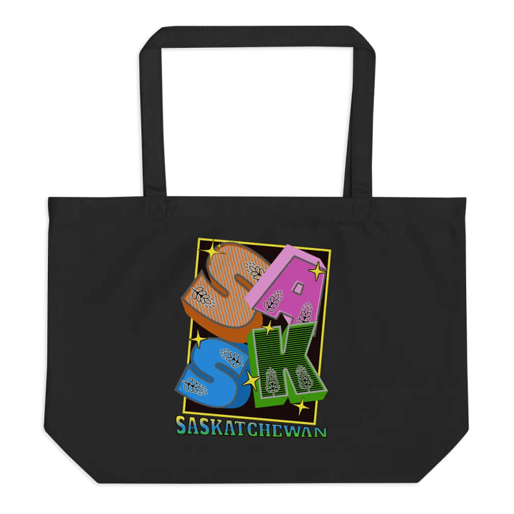 Sask Saskatchewan Block Letter Statement Tote product image (1)